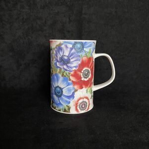 Dunoon Byron Coffee/Tea Cup Designed Jane by Brookshaw Floral Pansies Fine China